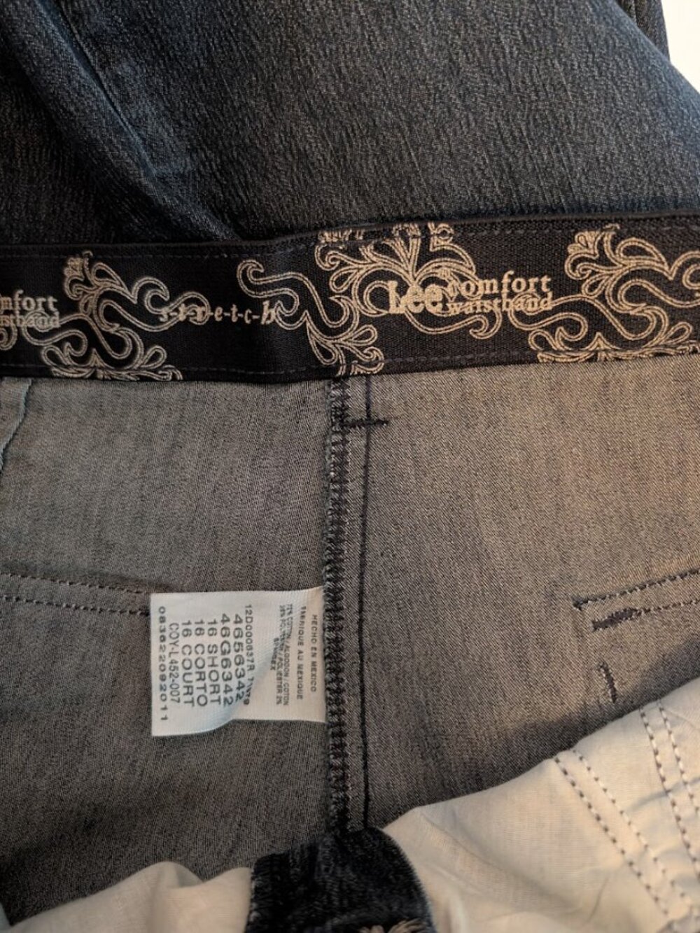Lee Women's Flare Jeans in Dark Gray Wash - Picture 3 of 5